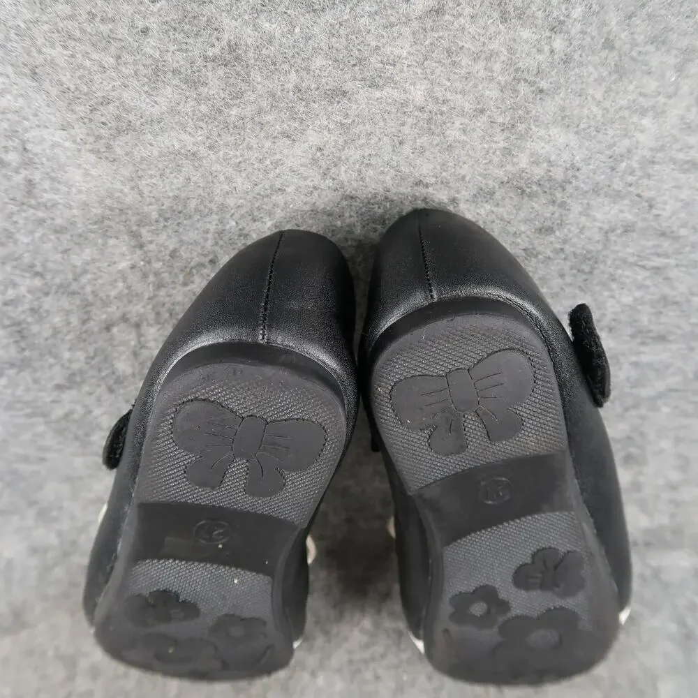 Casual Shoes Toddler 10 Mary Jane Ballet Flats Color Block Black White Bow Kids
